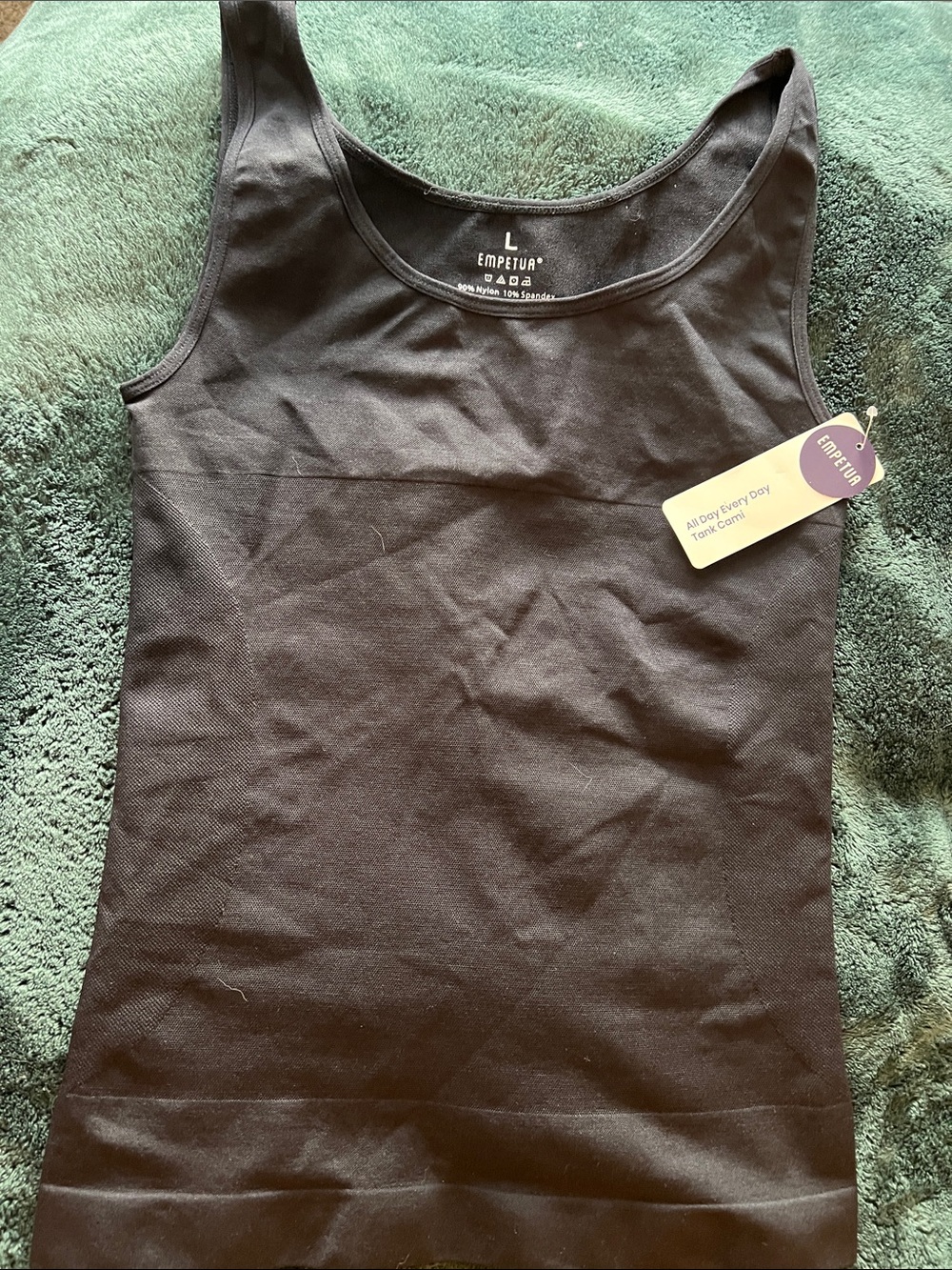 Empetua Black Seamless Shaping Tank